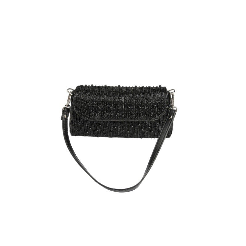 Women's Pearl Party With Diamonds Fashion Dinner Bag