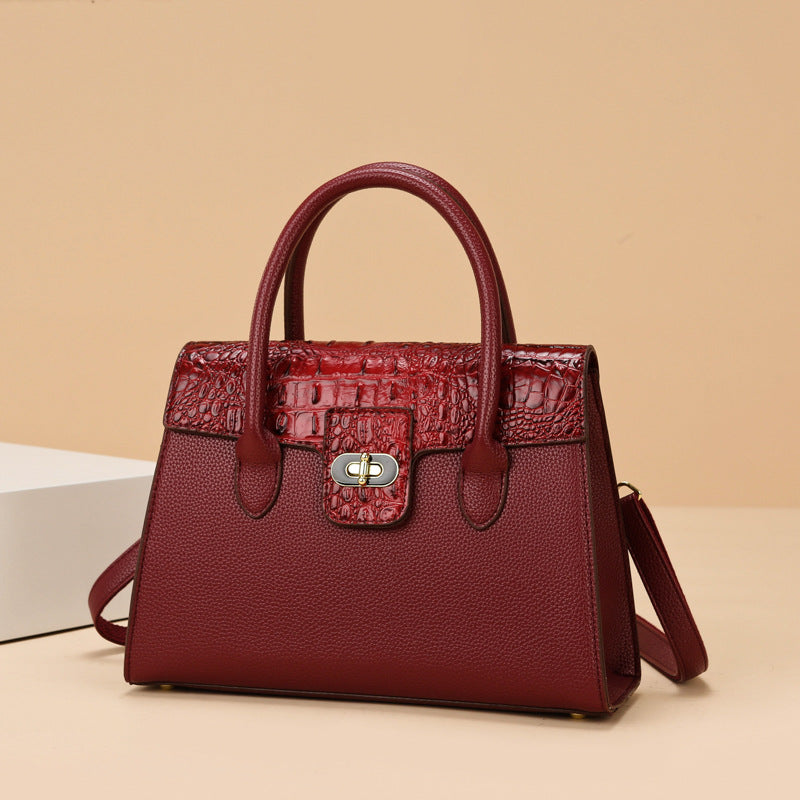Women's Match Sets Trendy Portable Fashion Tote Bag