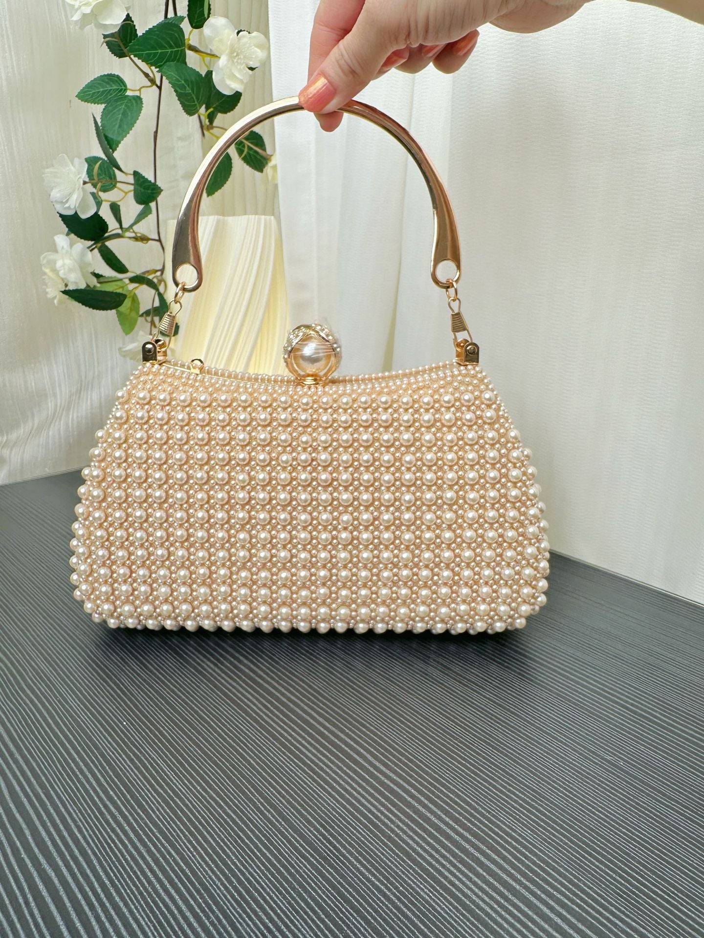 Comfortable Trendy Elegant Pearl Dress Party Bags