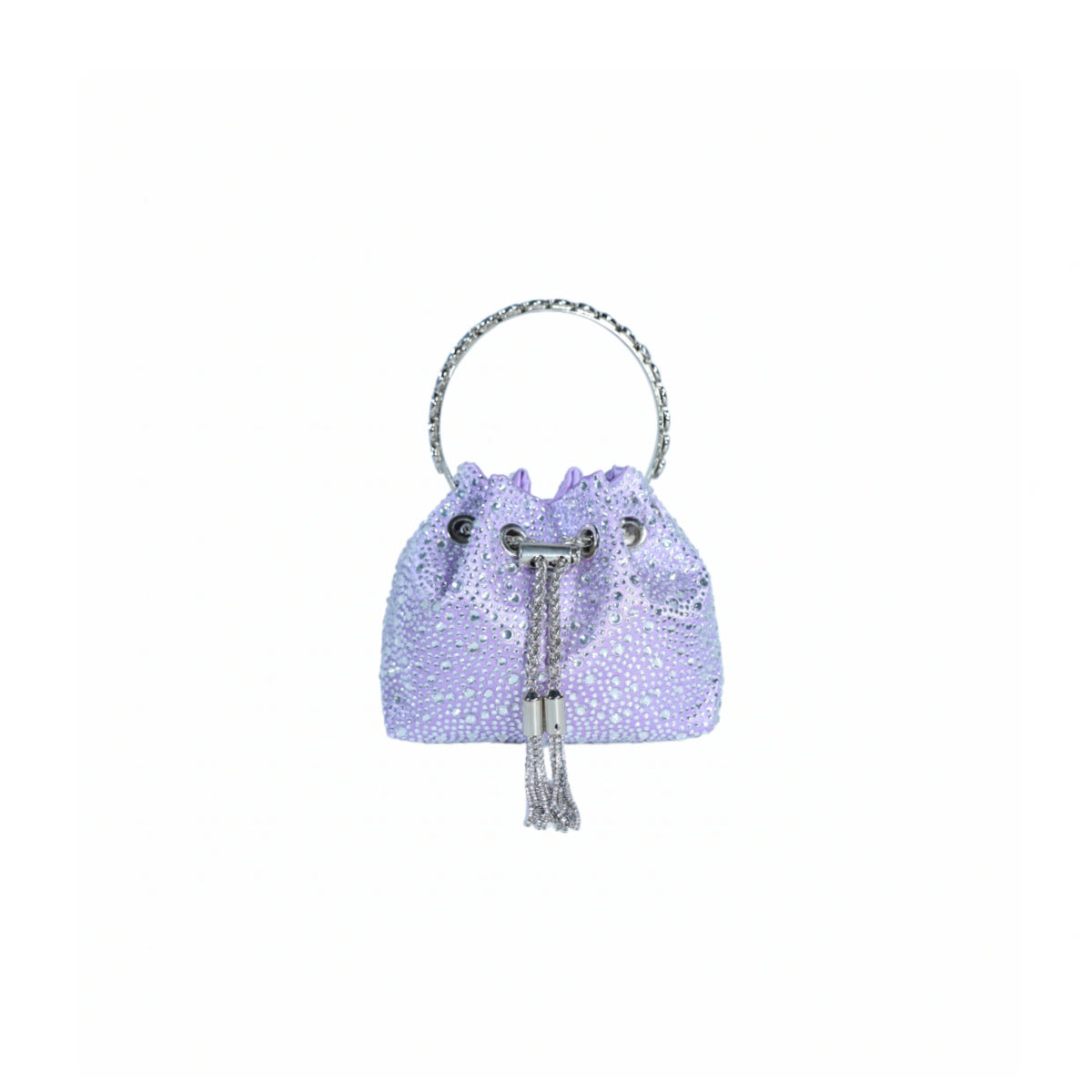 Shiny Advanced Rhinestone Sequins Chain Portable Bucket Bags