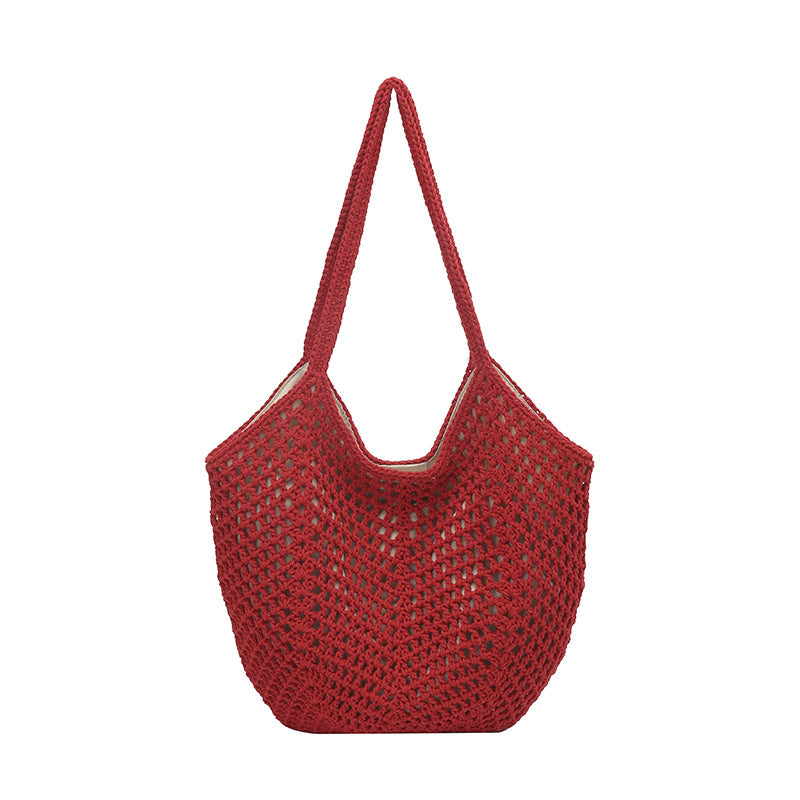 Women's Hollow Korean Style Fashion Vacation High-grade Handbags