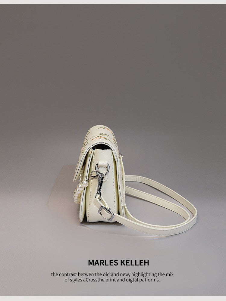 Women's Popular Lace Fashion Pearl High-grade Women's Shoulder Bag