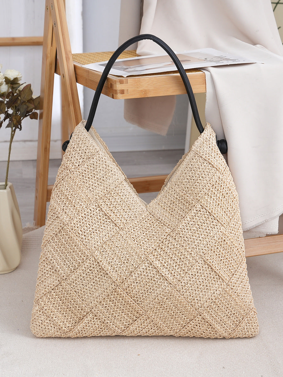 Women's Woven Portable Seaside Vacation Beach Urban Women's Shoulder Bag