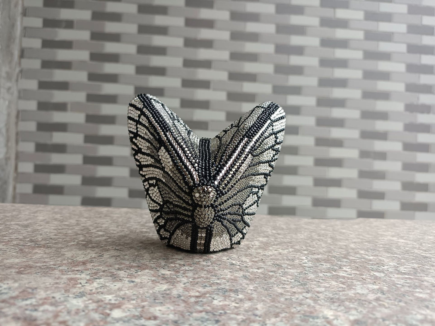 Butterfly Bottoming Drill Clutch Party Banquet Dinner Bag