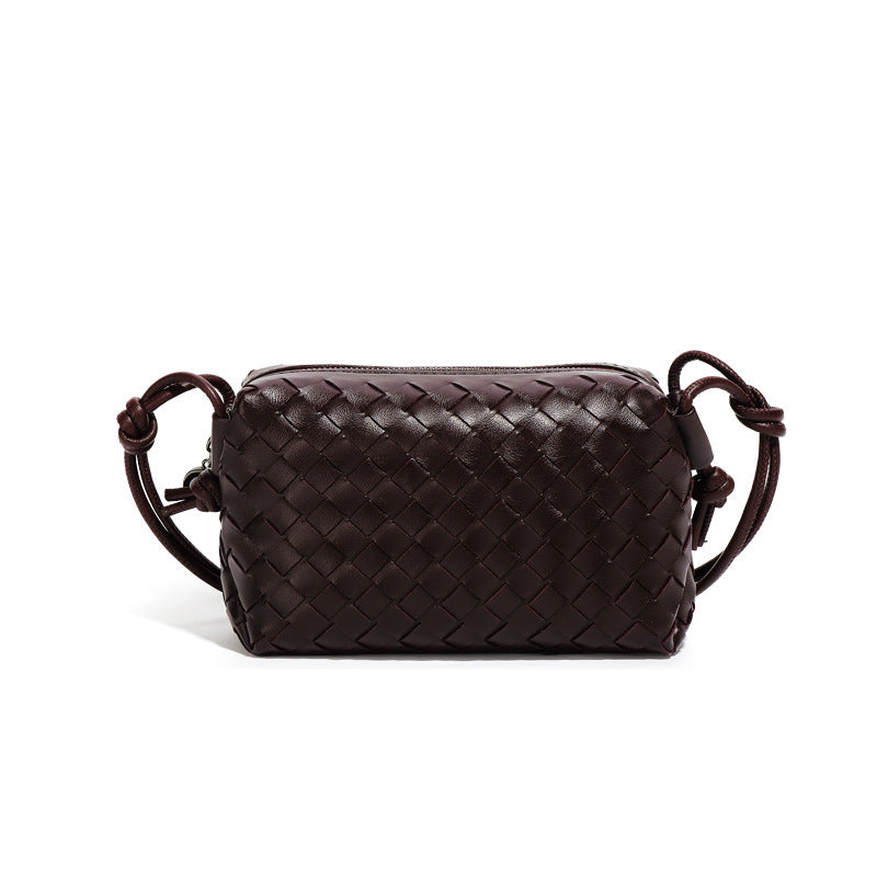 Women's Solid Color Woven One Fashion Fashionable Large Bags