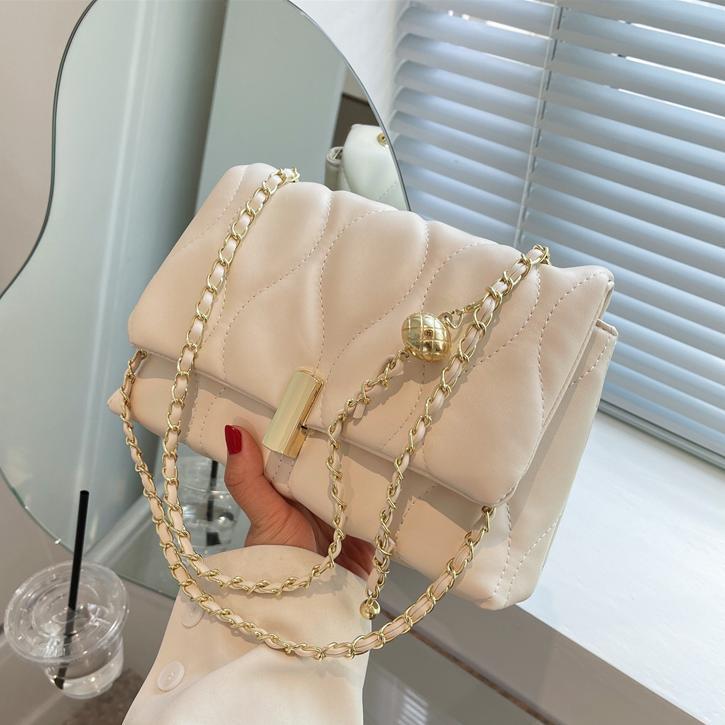 Women's Trendy Fashionable High Sense Leisure Chain Small Square Bag