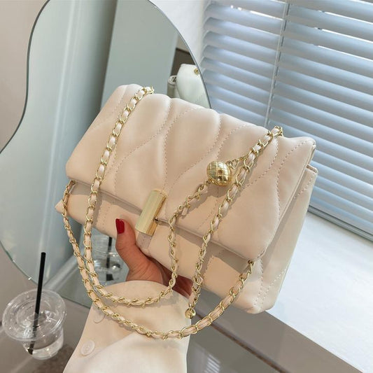 Women's Trendy Fashionable High Sense Leisure Chain Small Square Bag