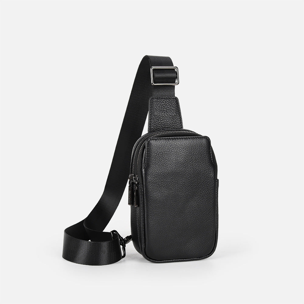 Men's Genuine Leather Personal Leisure High-grade Waterproof Shoulder Bags