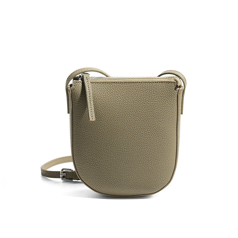 Women's Niche Genuine Leather High-grade Mobile For Women's Messenger Bag
