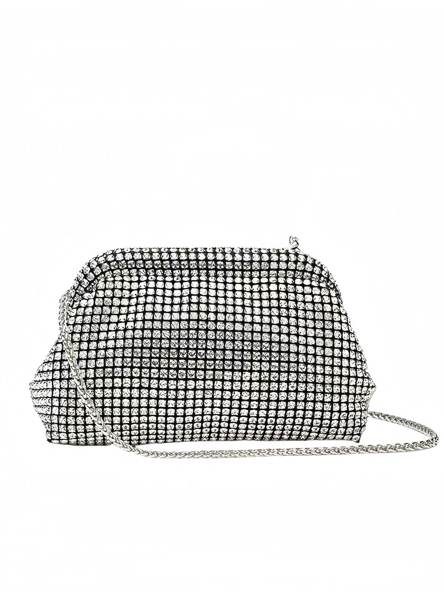 Women's Fashionable Diamond French Shiny Banquet Cloud Women's Clutch