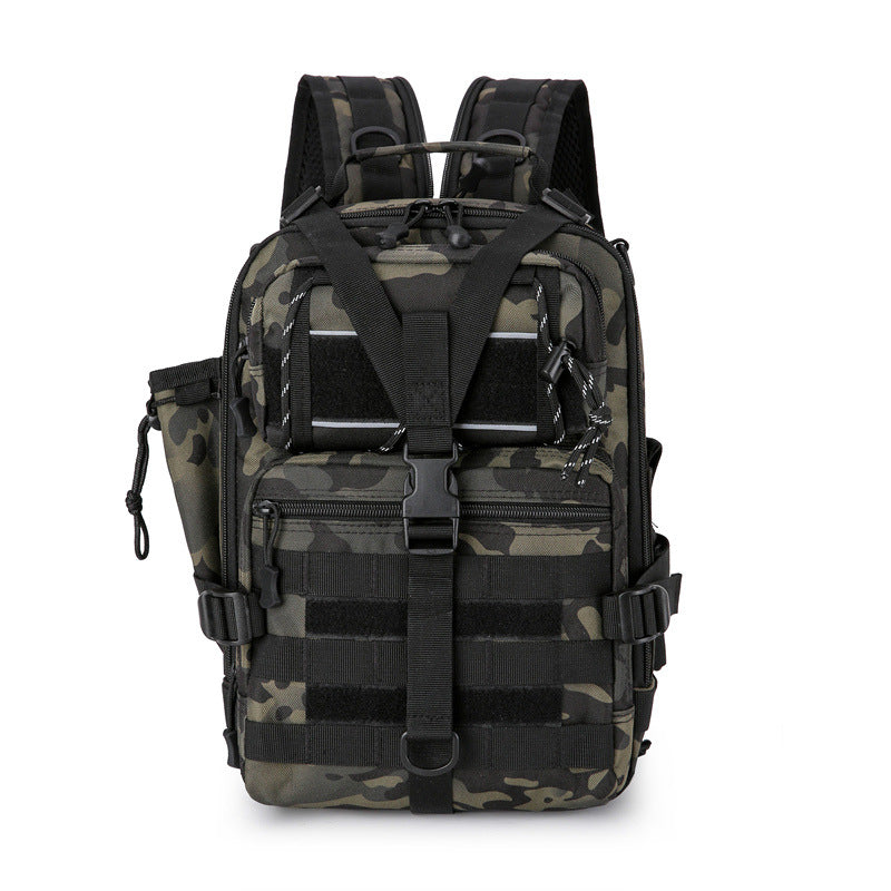 Slouchy Camouflage Alforja Combat Graphy Multifunctional Mountain Climbing, Hiking Bag