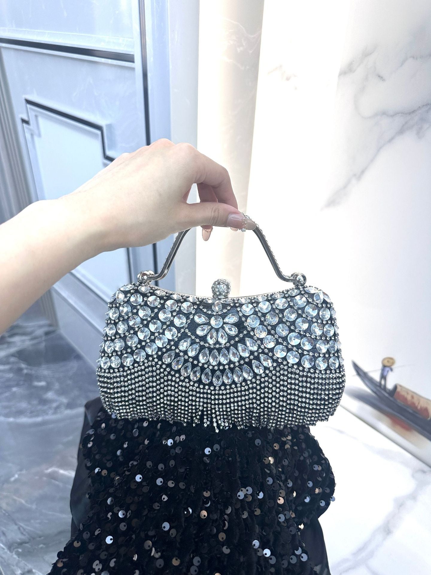 Fashion Simple Birthday Wedding Banquet Clutch Evening Bags