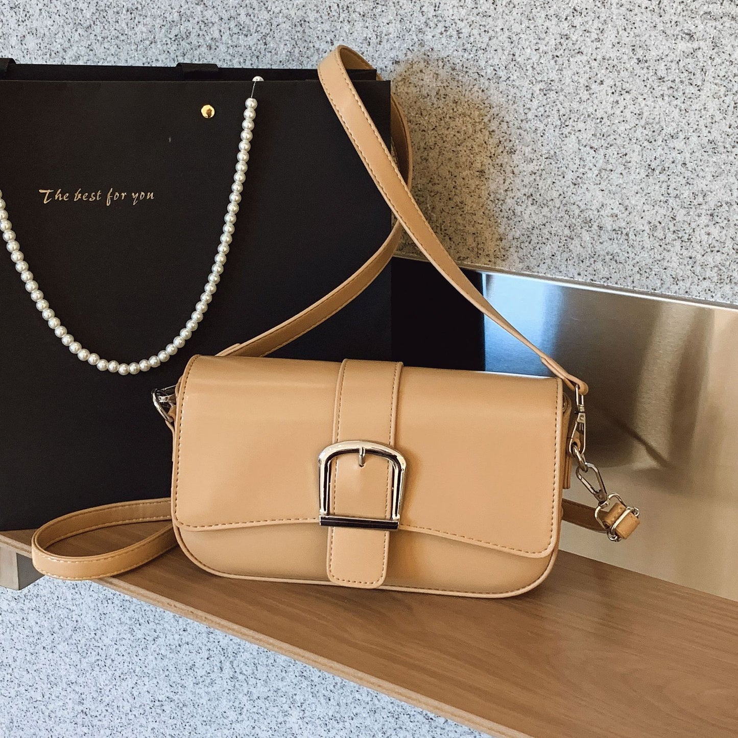Women's Simple Retro Trendy Western Style For Small Square Bags