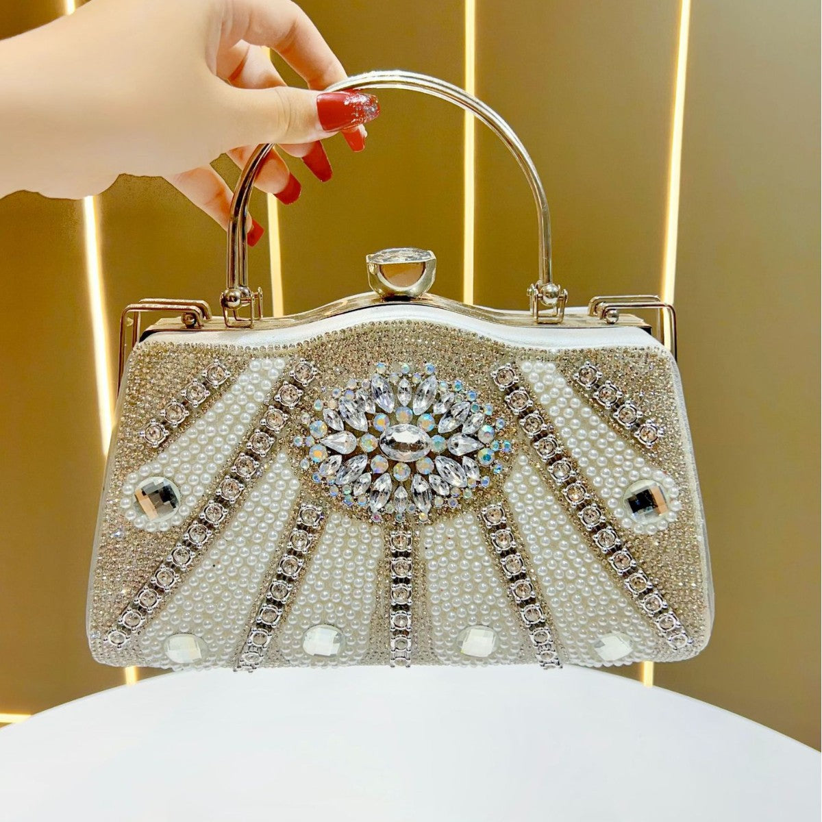 Women's Large Capacity Entry Lux Elegant Princess Dinner Bag