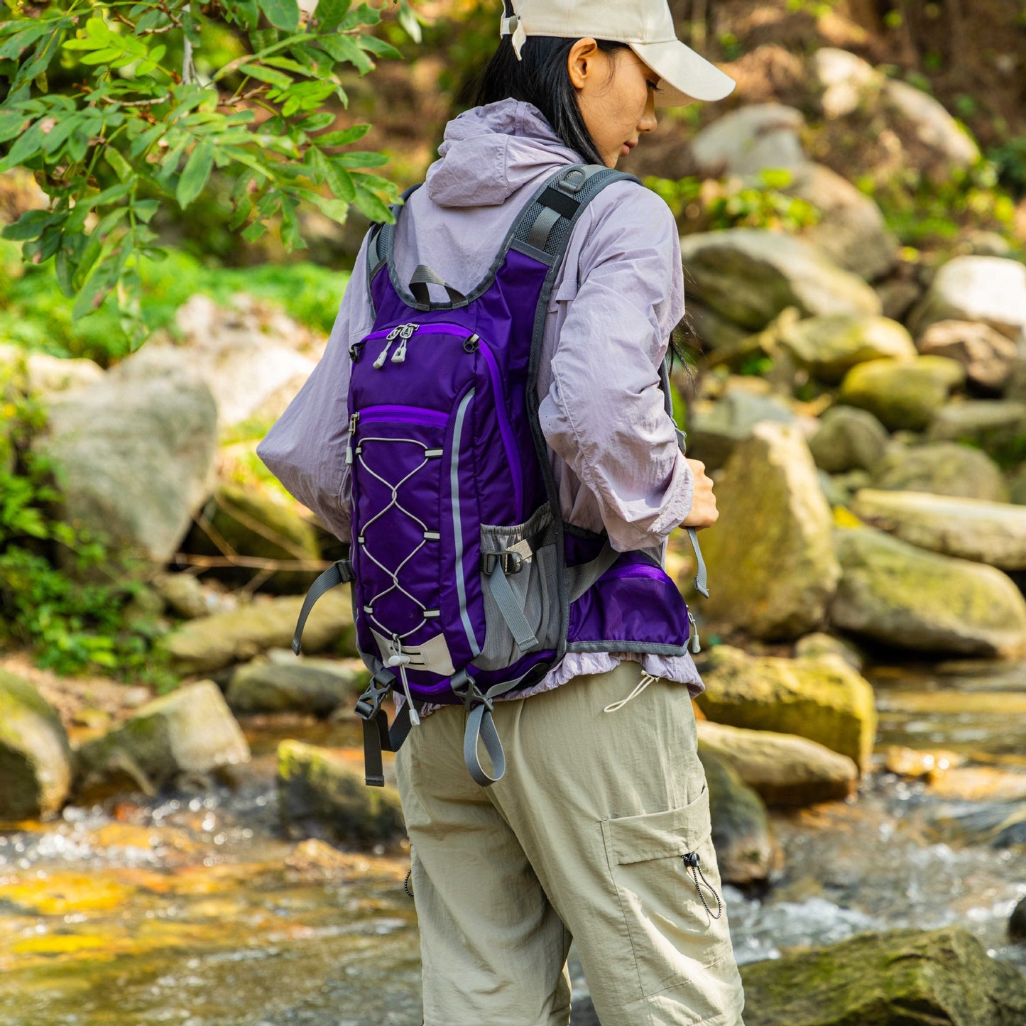 Women's & Men's Large Capacity Waterproof Vest Backpacks