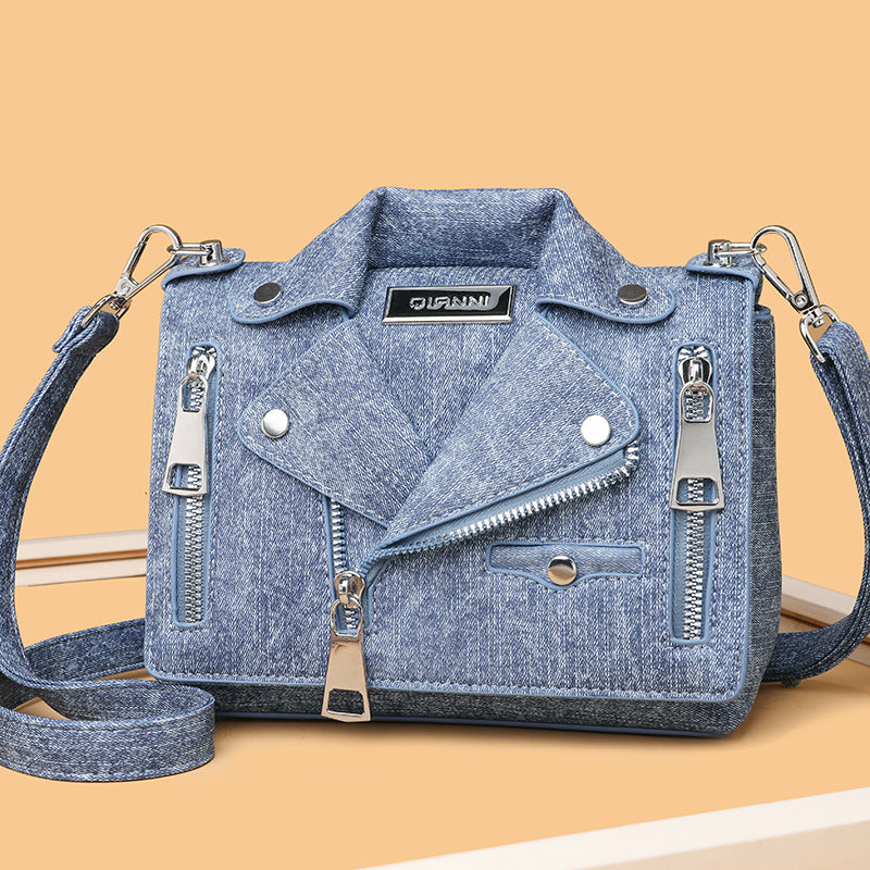 Women's Rivet Jacket Fashion Clothes Summer Trendy Women's Shoulder Bag