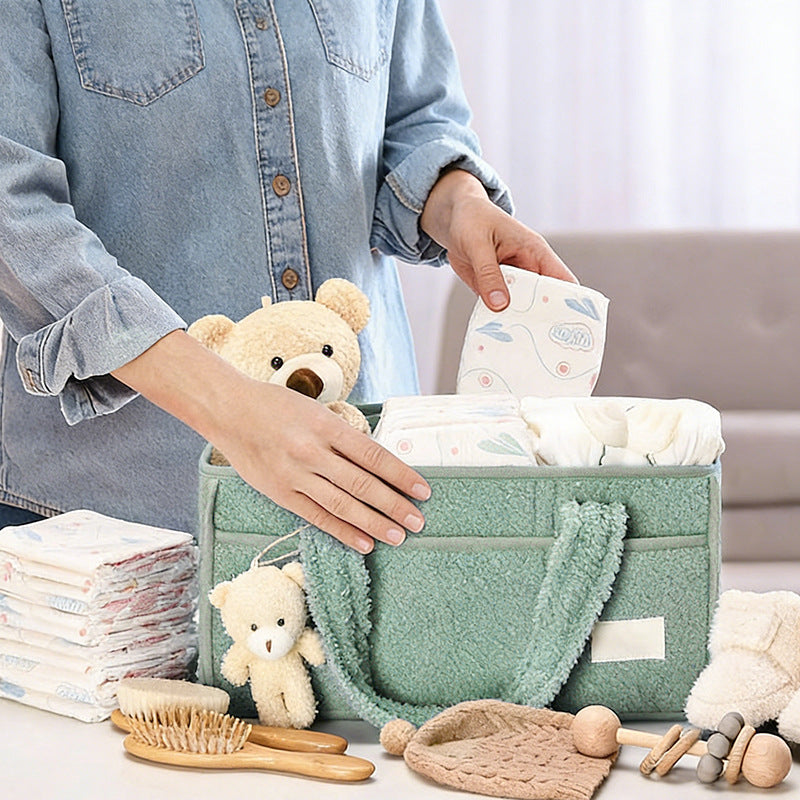 Storage Cabas Large Capacity Felt Portable Versatile Mummy Bag
