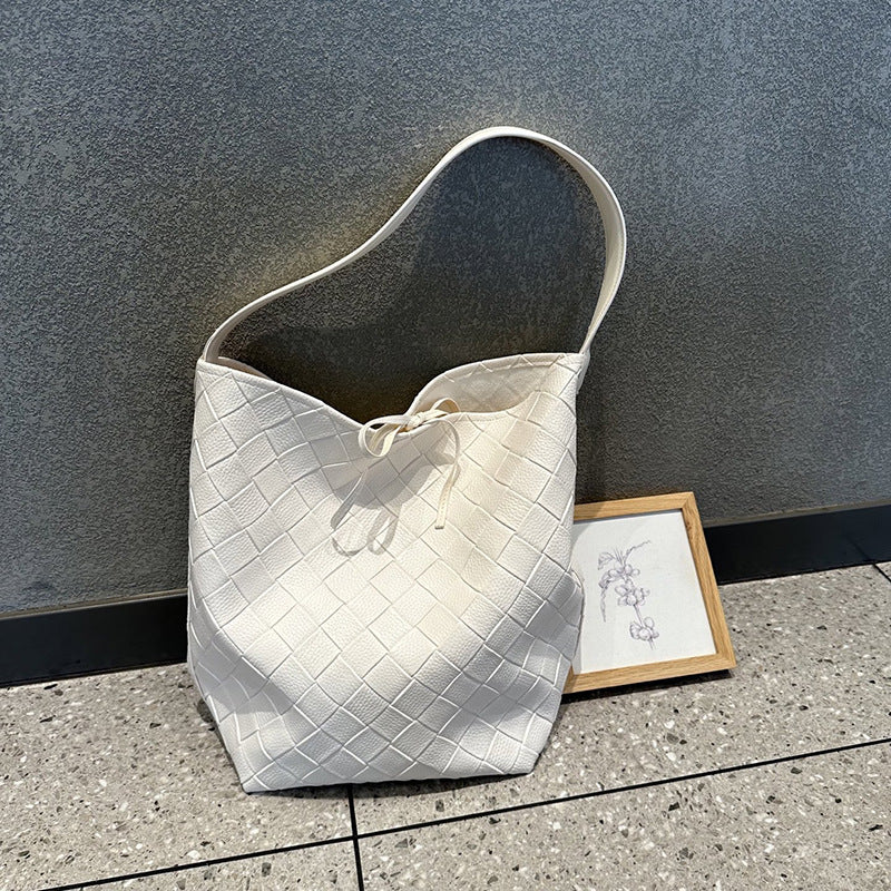 Women's Ge Niche Woven Pattern Simple Mother Bags