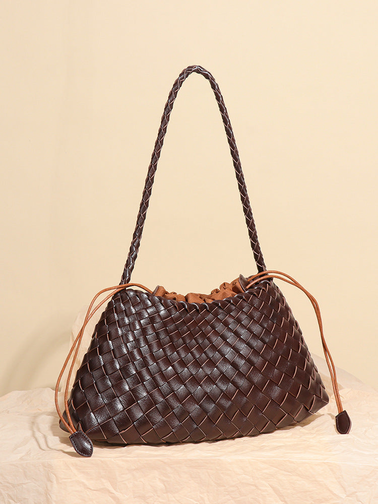 Women's Handmade Woven Fashion Straw Vegetable Basket Bags