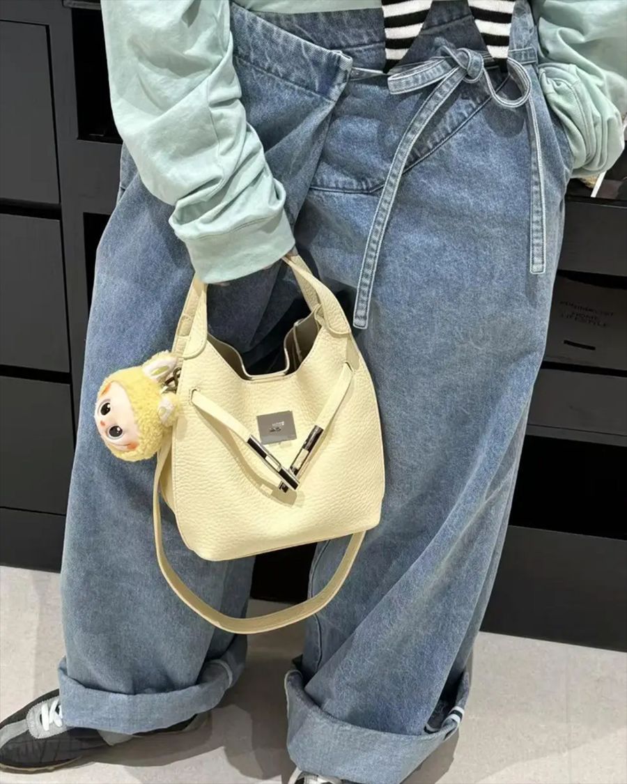 Women's Vegetable Basket Design Portable Large Capacity Women's Handbag