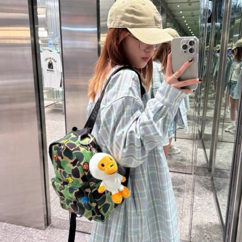 Women's & Men's Cartoon Monkey Fashion Backpacks