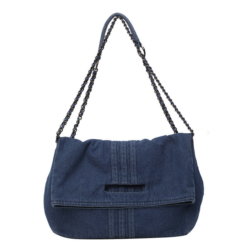 Unique Large Capacity Commuter Retro Denim Tote Bags