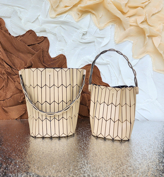 Women's Style Vegetable Basket Simple Stylish Rhombus Women's Handbag