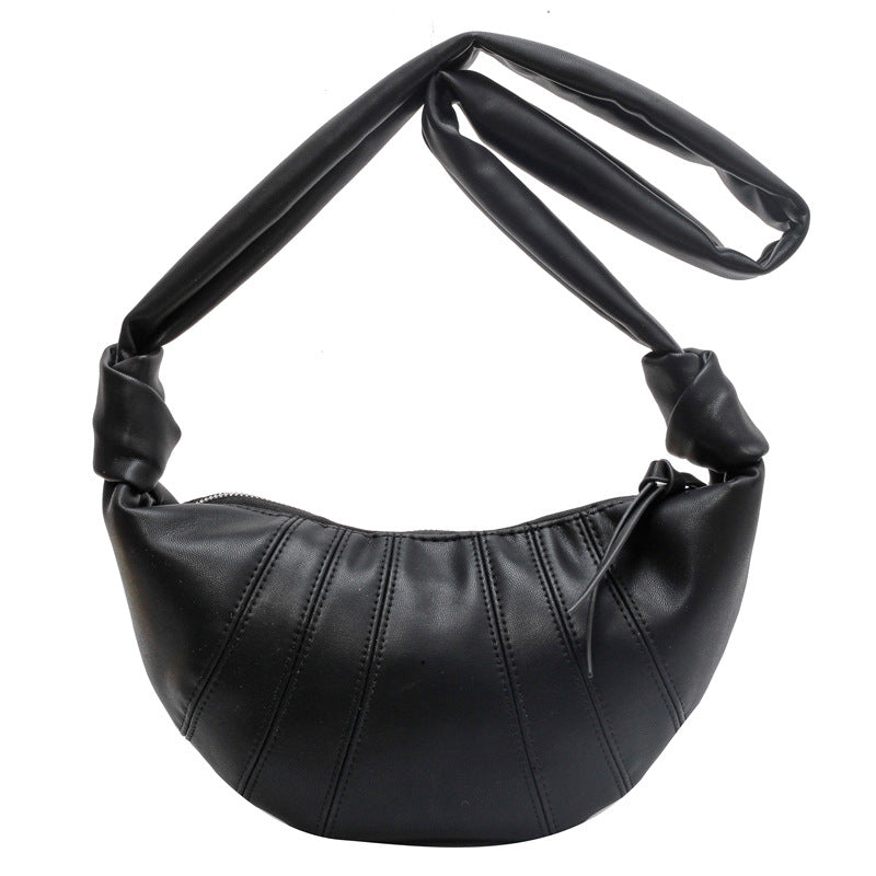 Croissant Kosong Female Sheepskin Texture Niche Idle Style Bags