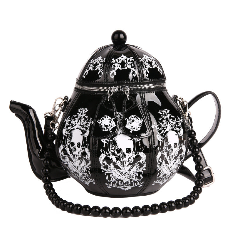 Niche Shaped Female Creative Personality Teapot Hand Retro Women's Messenger Bag