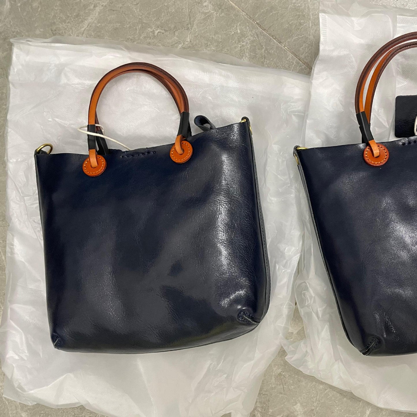 Women's First Layer Vegetable Tanning Leather Retro Artistic Niche Bags