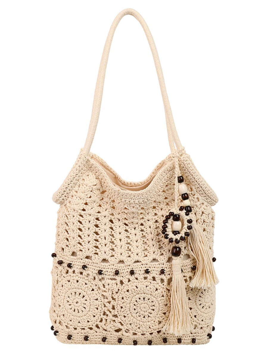 Women's Mori Style Artistic Crafts Cotton Thread Women's Messenger Bag