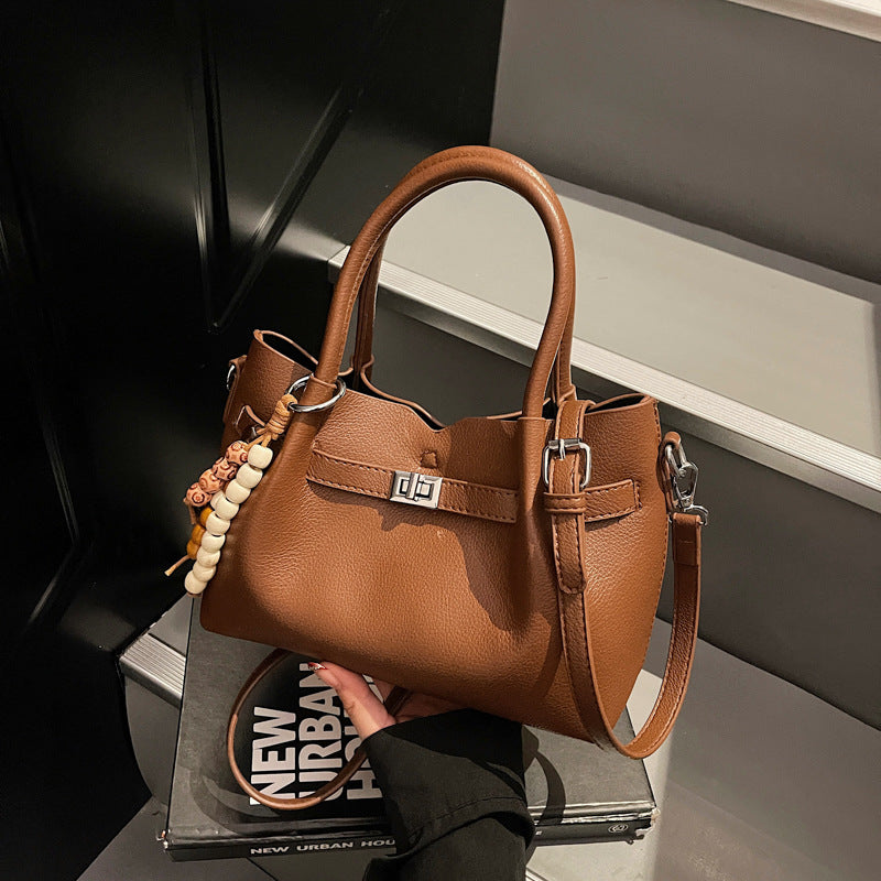 Elegant Fashion Personality Textured Trendy Design Women's Shoulder Bag