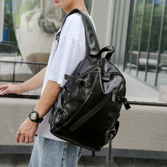 Men's Autumn Fashion Large Capacity Trendy Leisure Universal Backpack