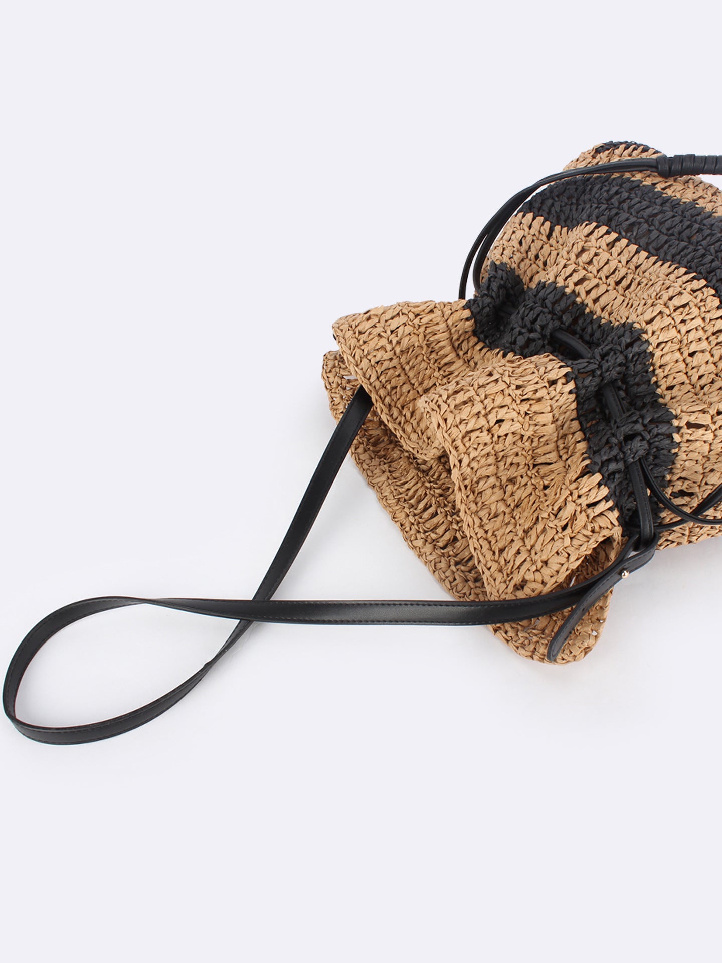 Women's Drawstring Lucky Woven Seaside Vacation Leisure Minority Bags