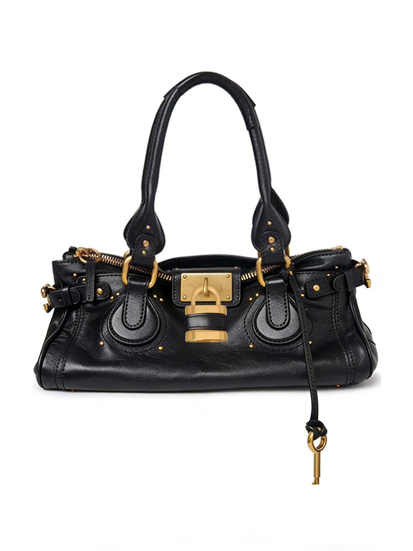 Women's Classic Retro Distressed Chloe Paddington Portable Large Bags