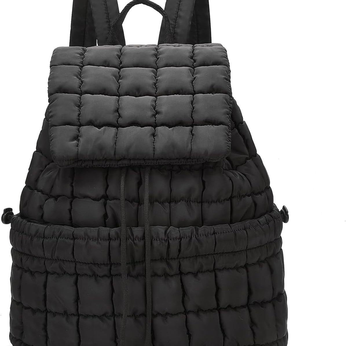 Women's Down Pleated Cloud Large Capacity Simple Plaid Bags