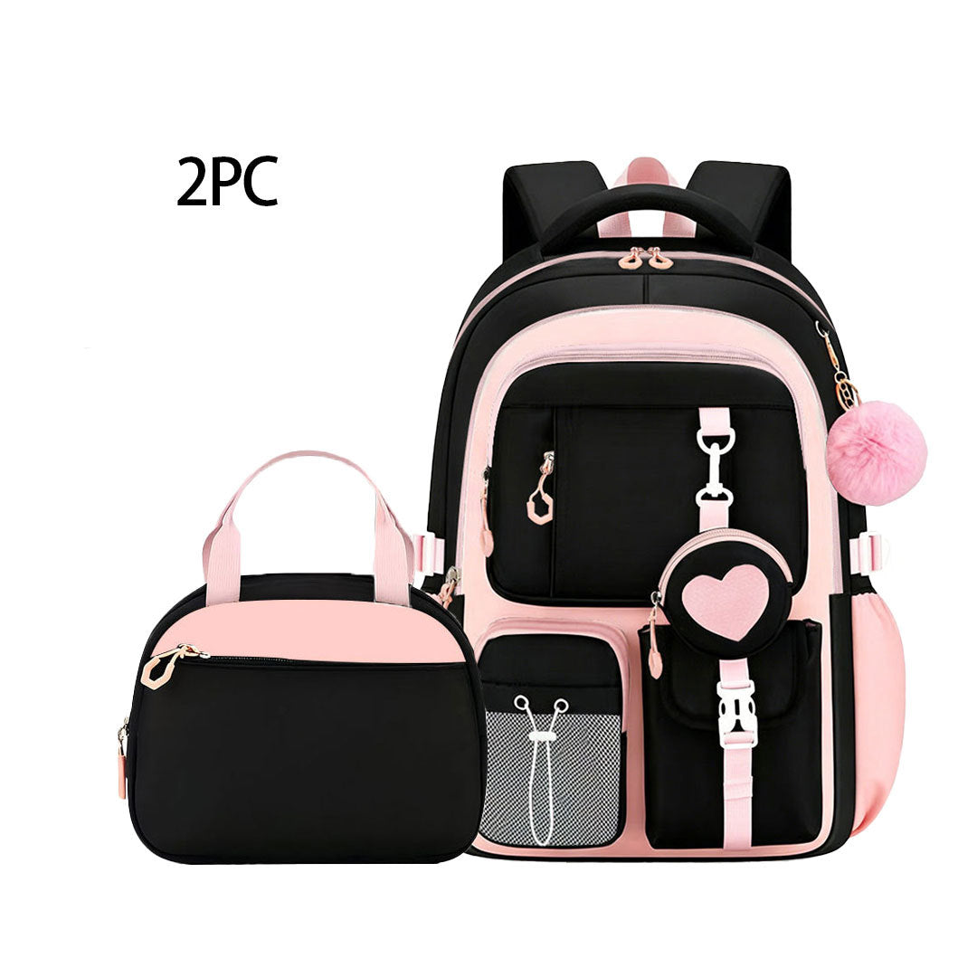 Burden Alleviation Large Capacity Love Three-piece Backpacks