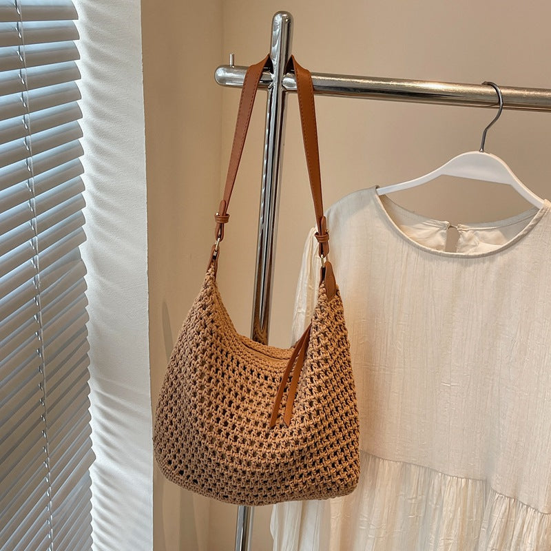 French Minority Woven Female Summer Seaside Leisure Bags