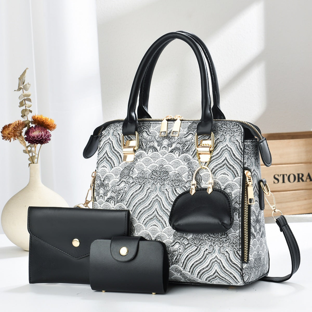 Women's Fashion Versatile Mother Match Sets Women's Handbag