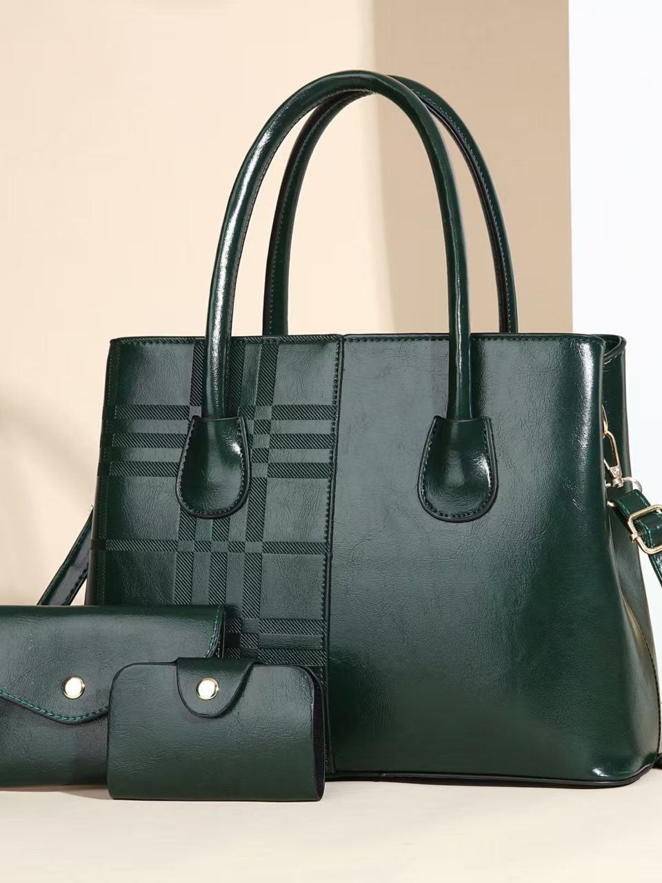 Women's Large Capacity Portable Fashion Striped Women's Shoulder Bag