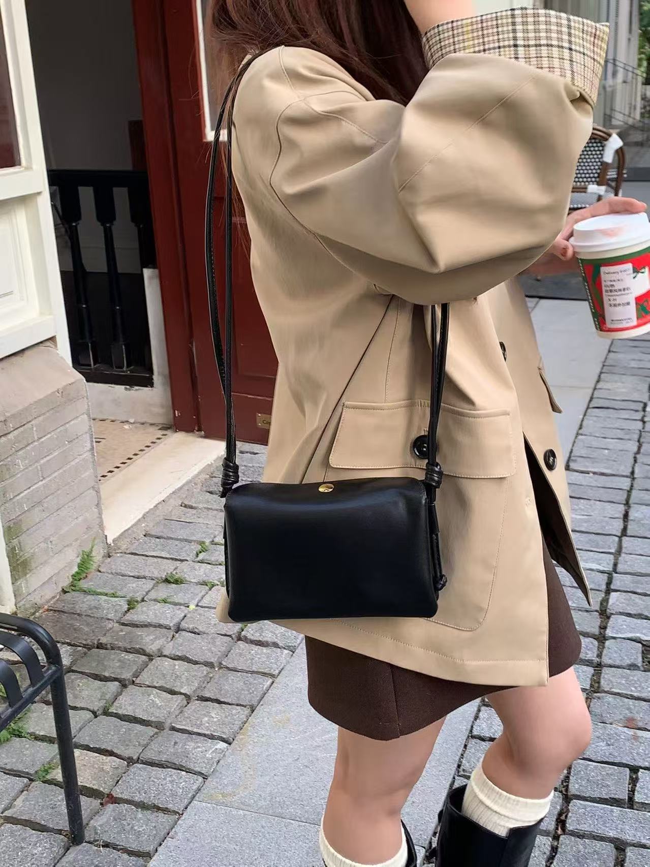Layer Cowhide Mini Fashion High Sense Bags
