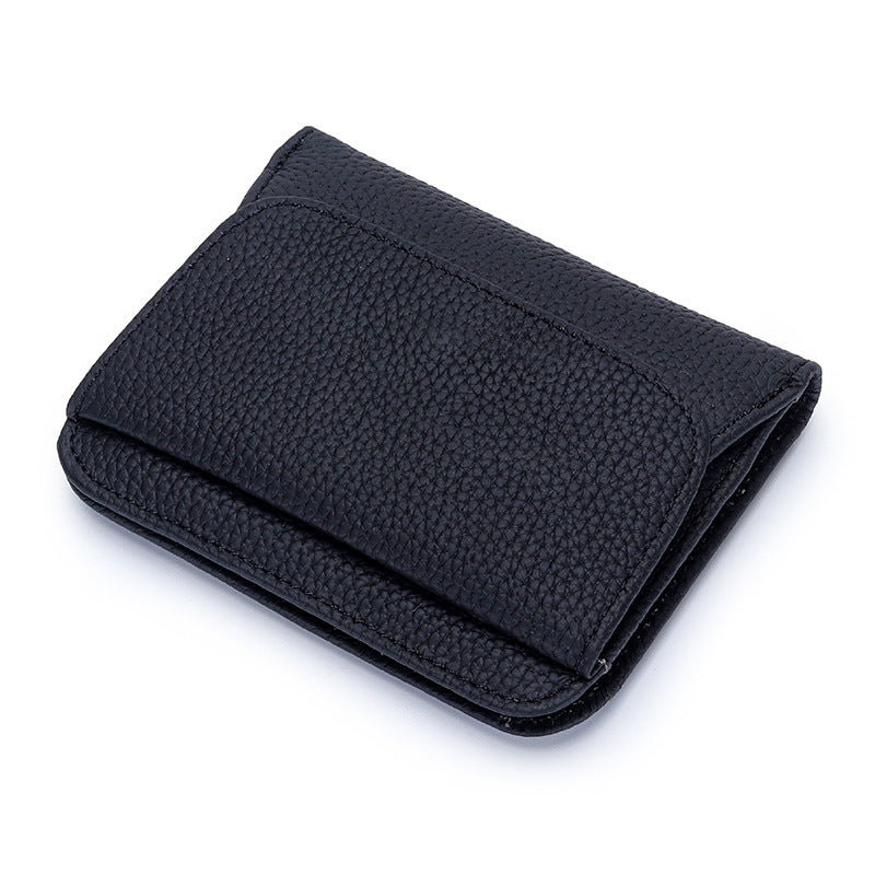 Women's Pure Cowhide Short Genuine Leather Purses