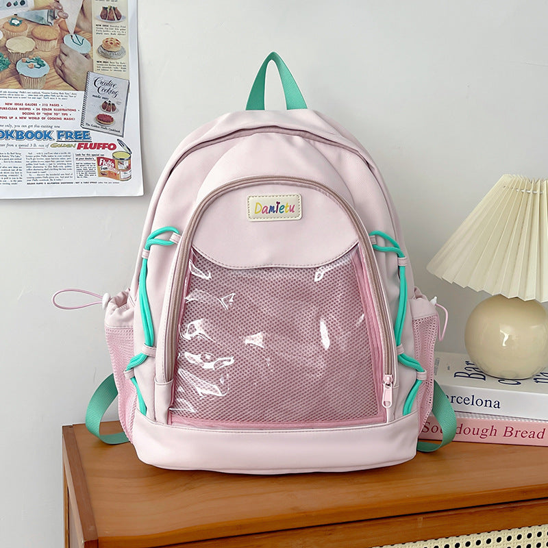 Cartoon Snacks Simple Two-dimensional Grain Lightweight Junior Bags