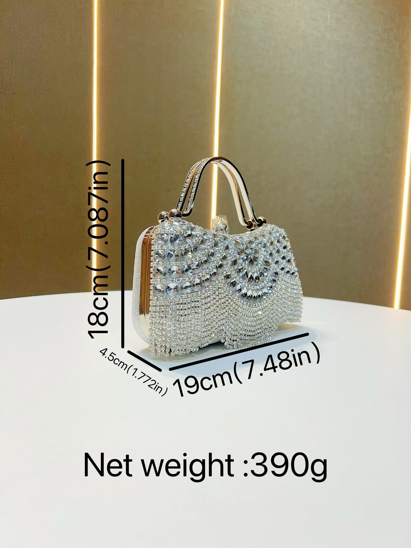 Diamond Clutch Tassel Birthday Wedding Banquet Dinner Bag