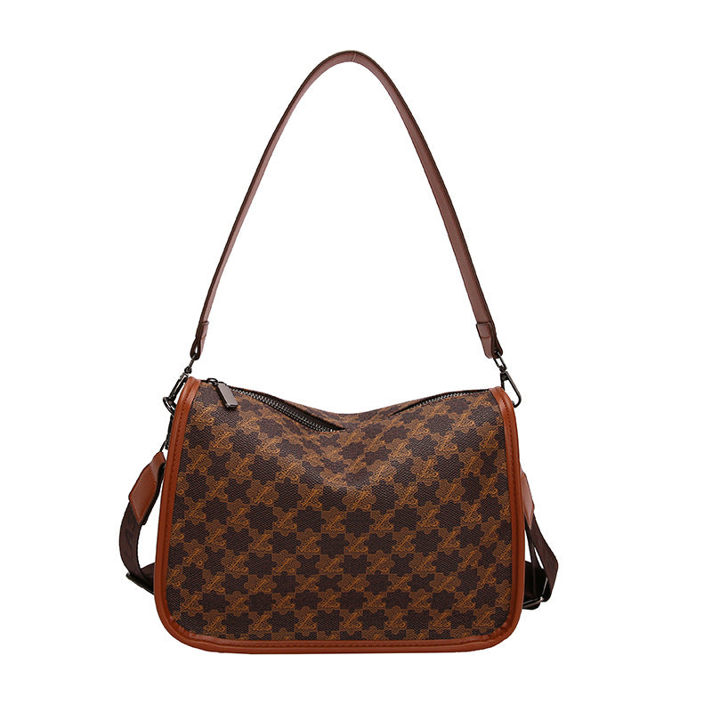 Women's Popular Printing Dumpling Fashion Temperament Commuter Women's Shoulder Bag