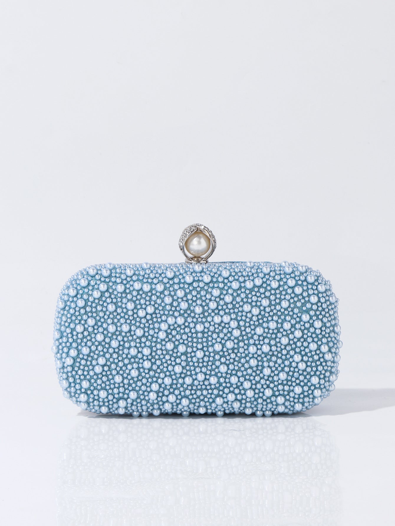 Vintage Pearl Beaded Cheongsam Clutch Party Dinner Bag