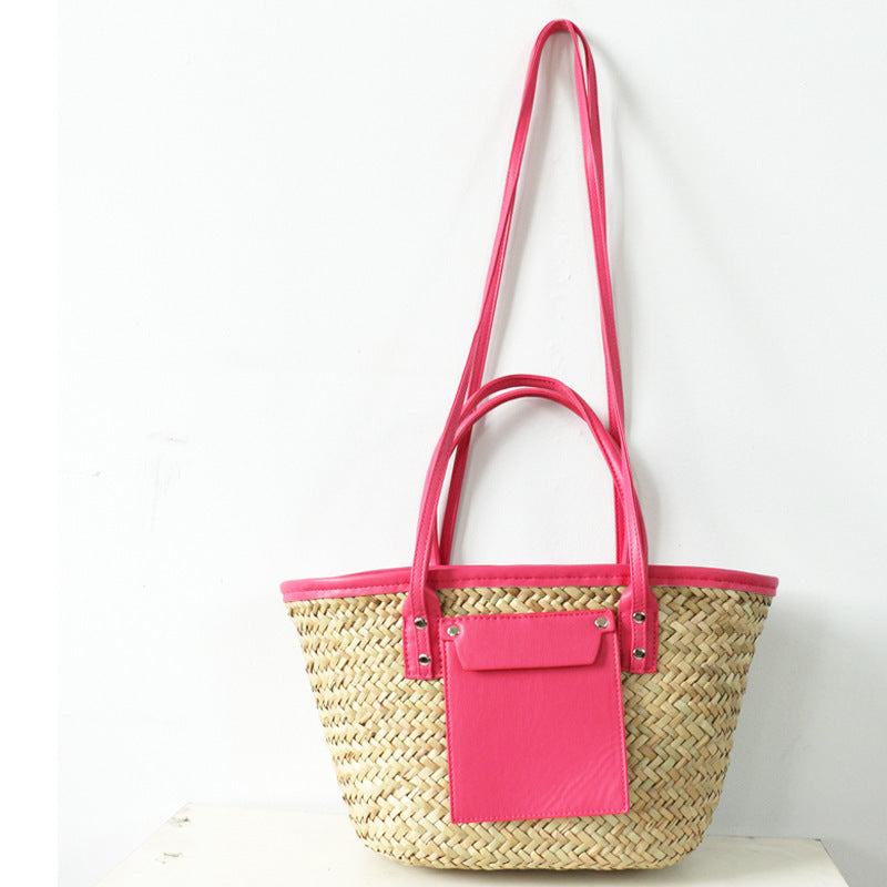 Women's Water Grass Large Capacity Straw Fashion Turf Woven Women's Handbag