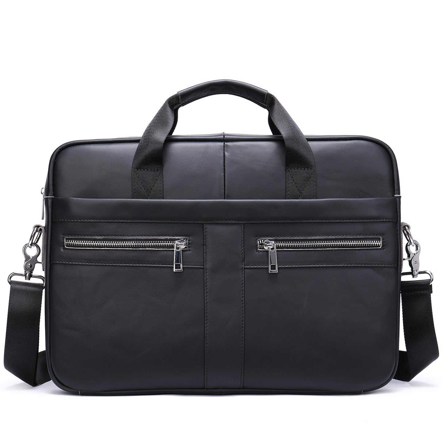 Men's Business Leather High-grade First Layer Cowhide Portable Commuter Men's Briefcase
