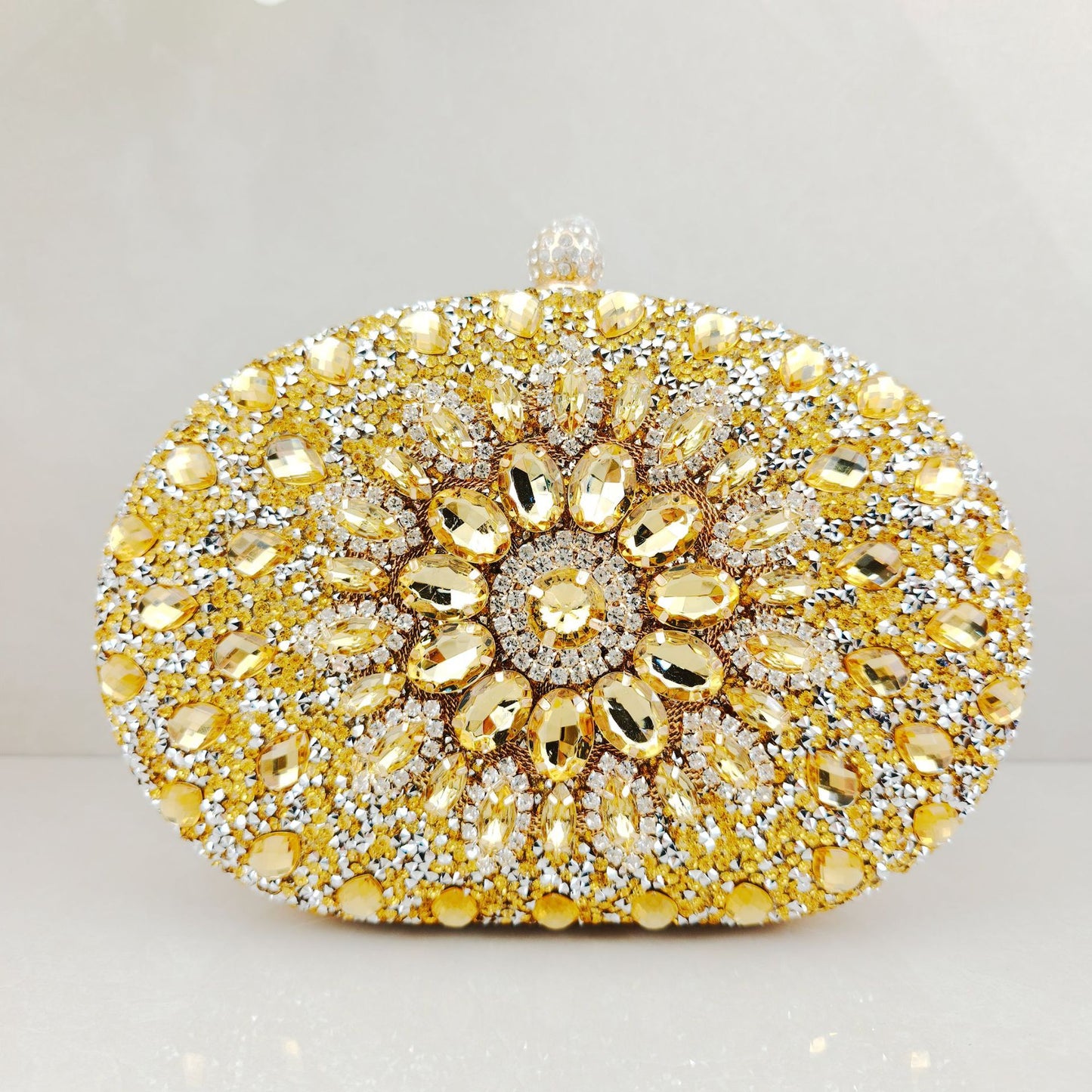 Diamond Texture Dress Banquet Party Match Metal Bags