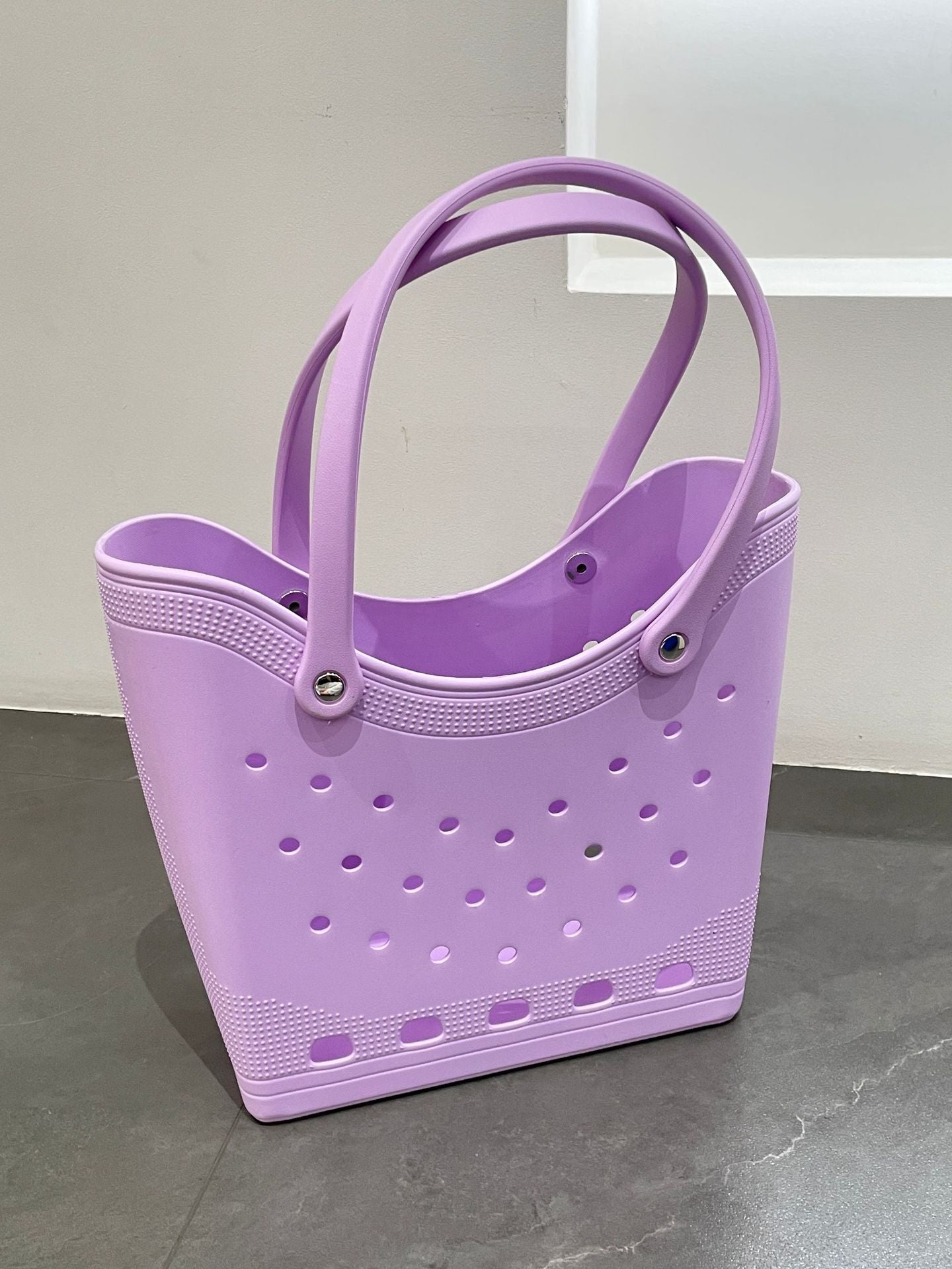 Hole Fashion Seaside Out Large Capacity Women's Handbag